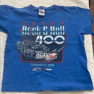 Blue Chevy NASCAR  Rock & Roll 400 T-Shirt​​​​